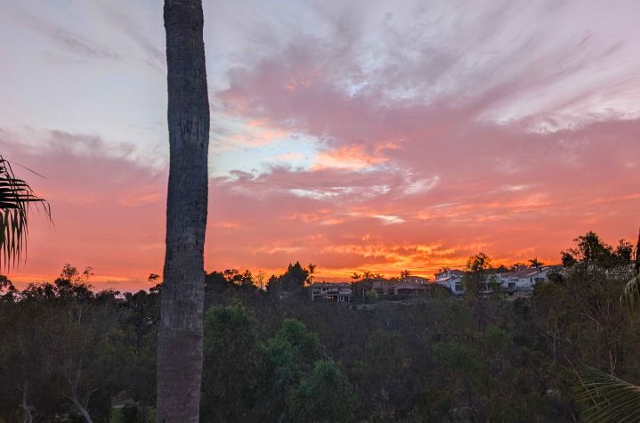 Sunset view from Hyatt Aviara Pacific Point